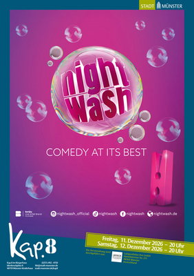 Veranstaltungsplakat NightWash