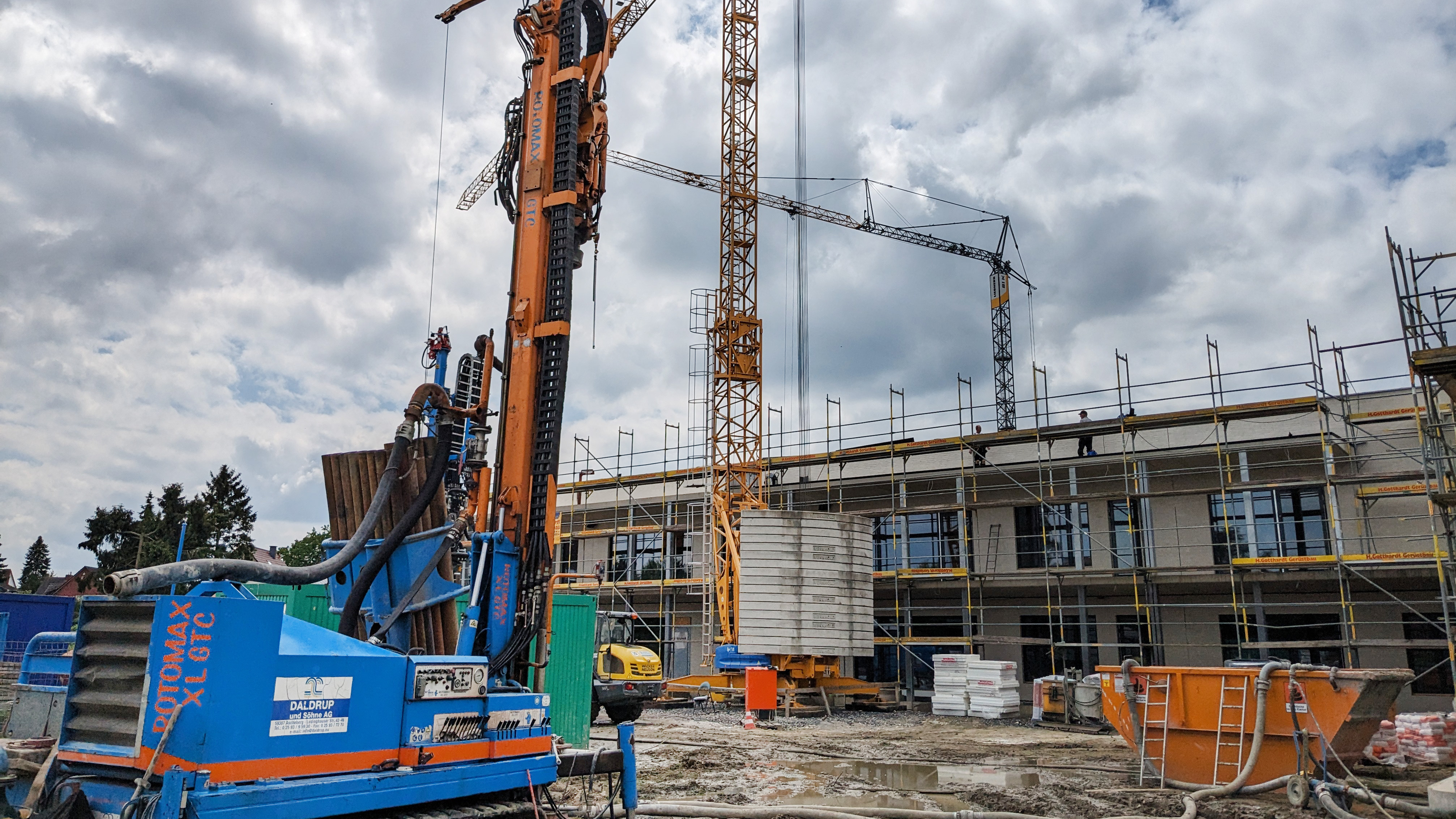 Bohrung für Wärmepumpe