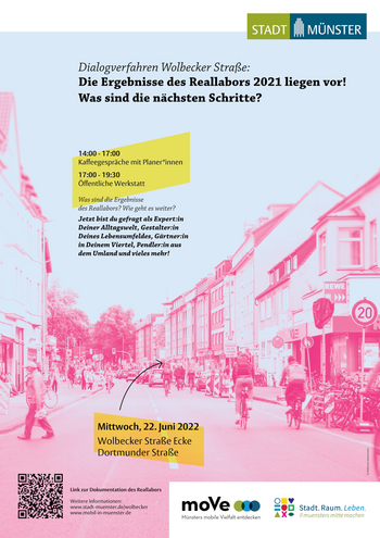 Plakat Dialogverfahren Wolbecker Straße