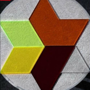 Davidstern in verschiedenen Farben