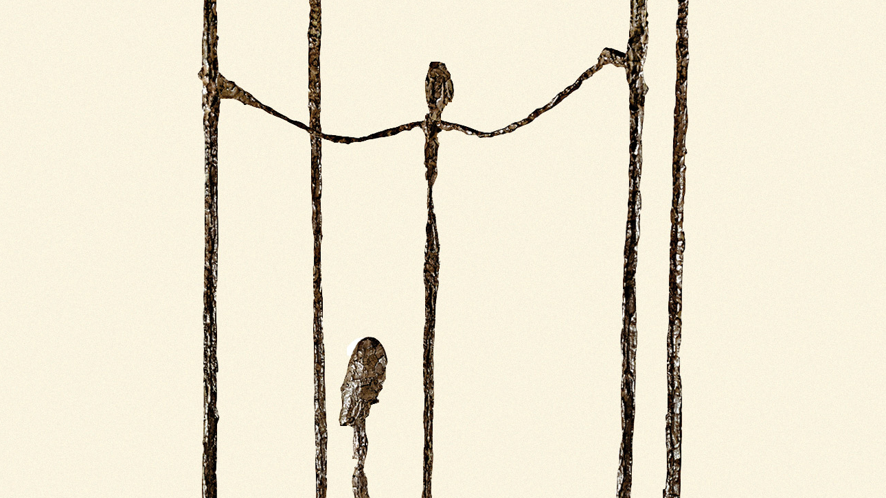 Alberto Giacometti, Der Käfig, 1950, Bronze, Sammlung Klewan