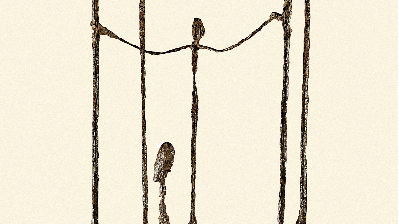 Alberto Giacometti, Der Käfig, 1950, Bronze, Sammlung Klewan