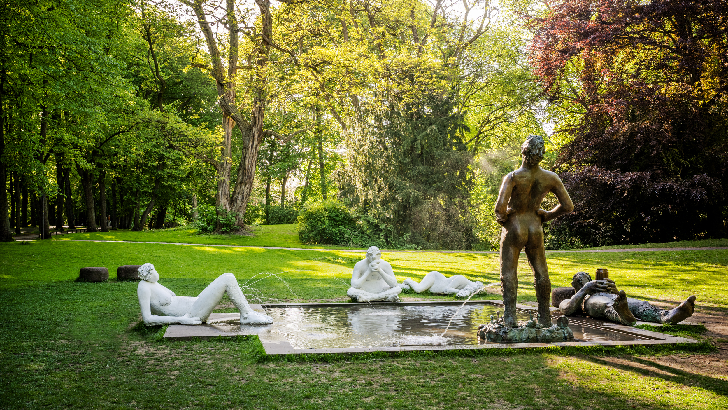 Der "Eisenman"-Brunnen.