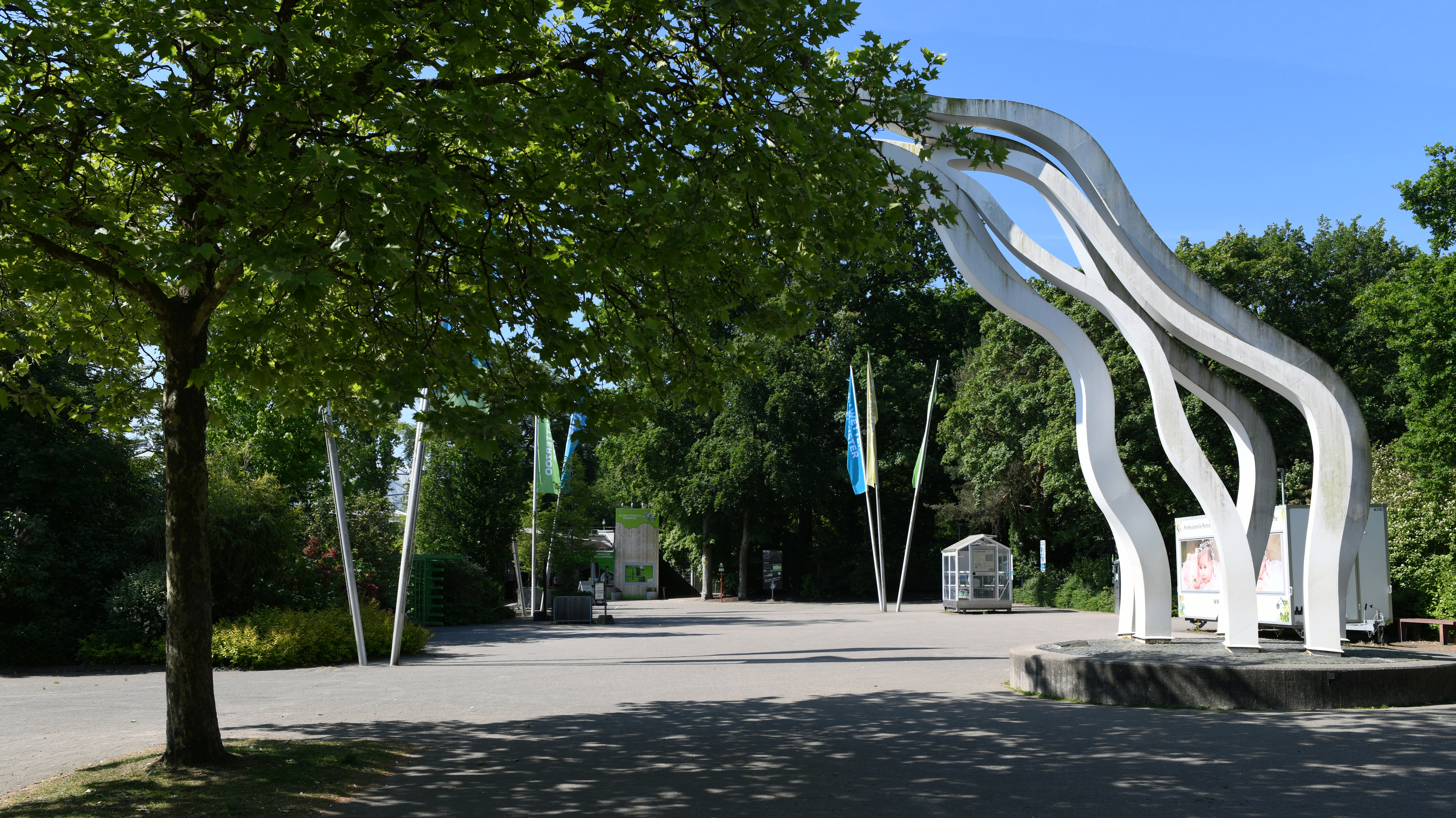 Eingang Allwetter Zoo Münster