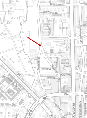 Lokalisierung Zählstelle Gasselstiege