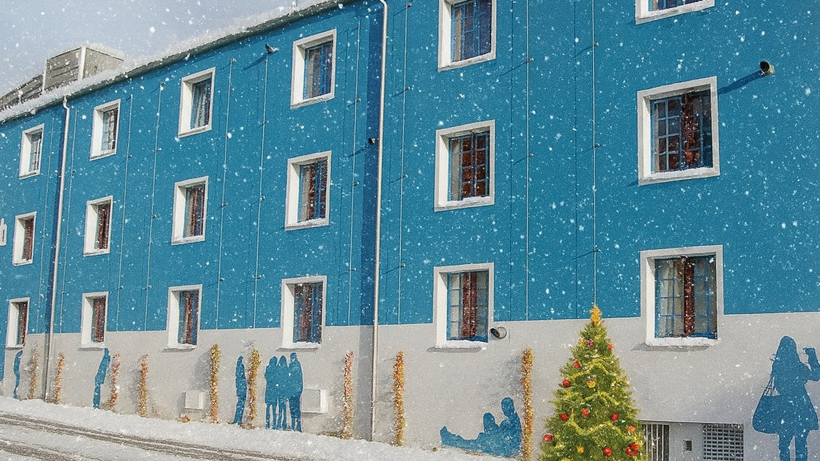 Das Jib Gebaüde im Winter