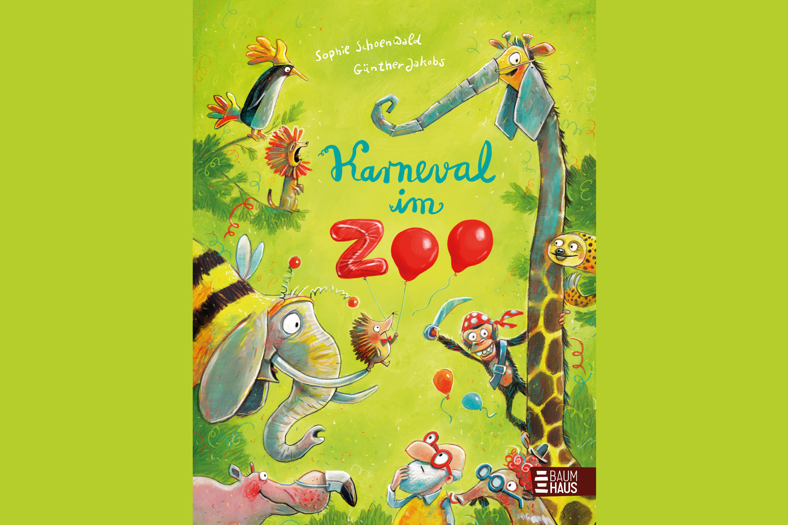 Bilderbuchcover Karneval im Zoo