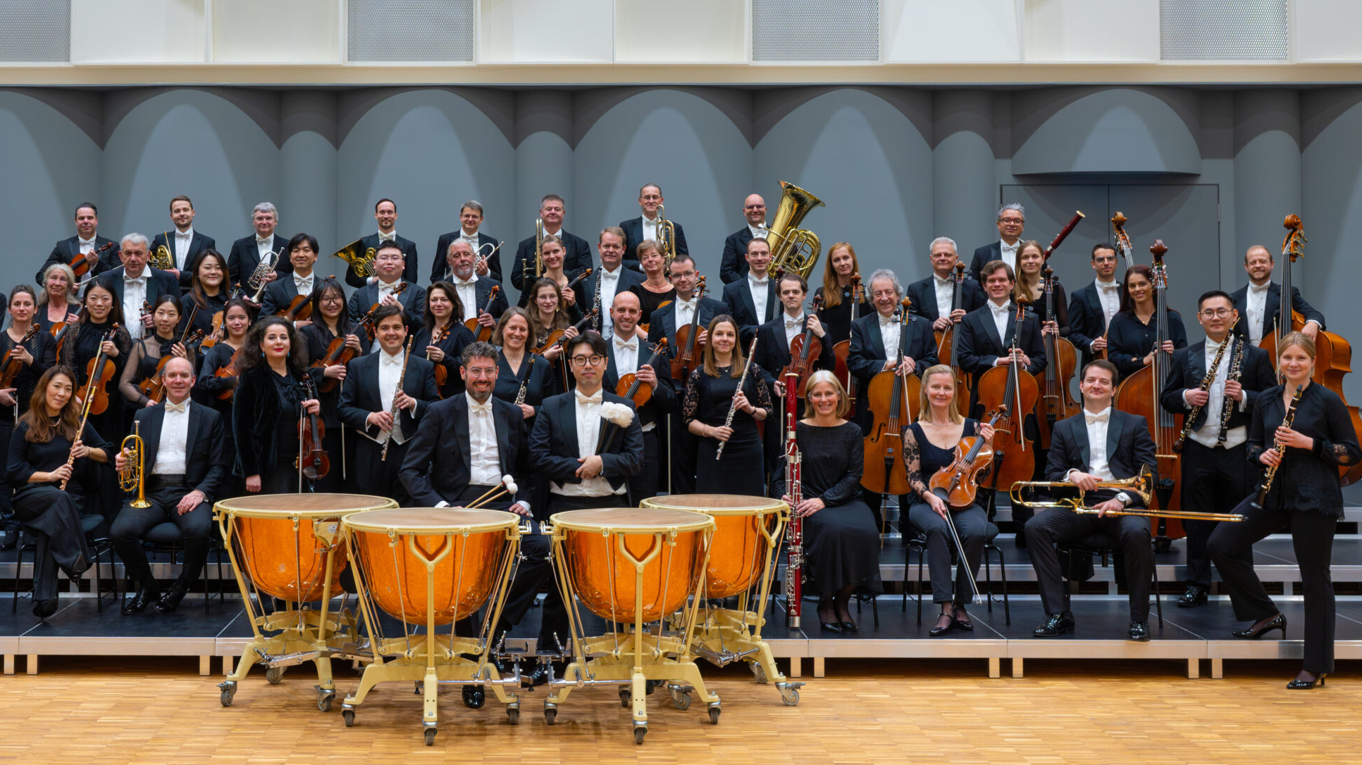 Gruppenfoto der Musiker