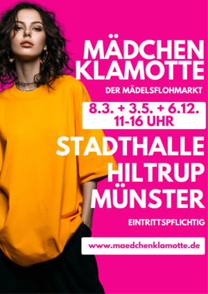 Der Mädelsflohmarkt findet am 8. März 2026 um 11 – 16 Uhr statt