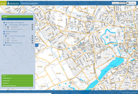 Ausschnitt aus den Geobasisdaten der Stadt