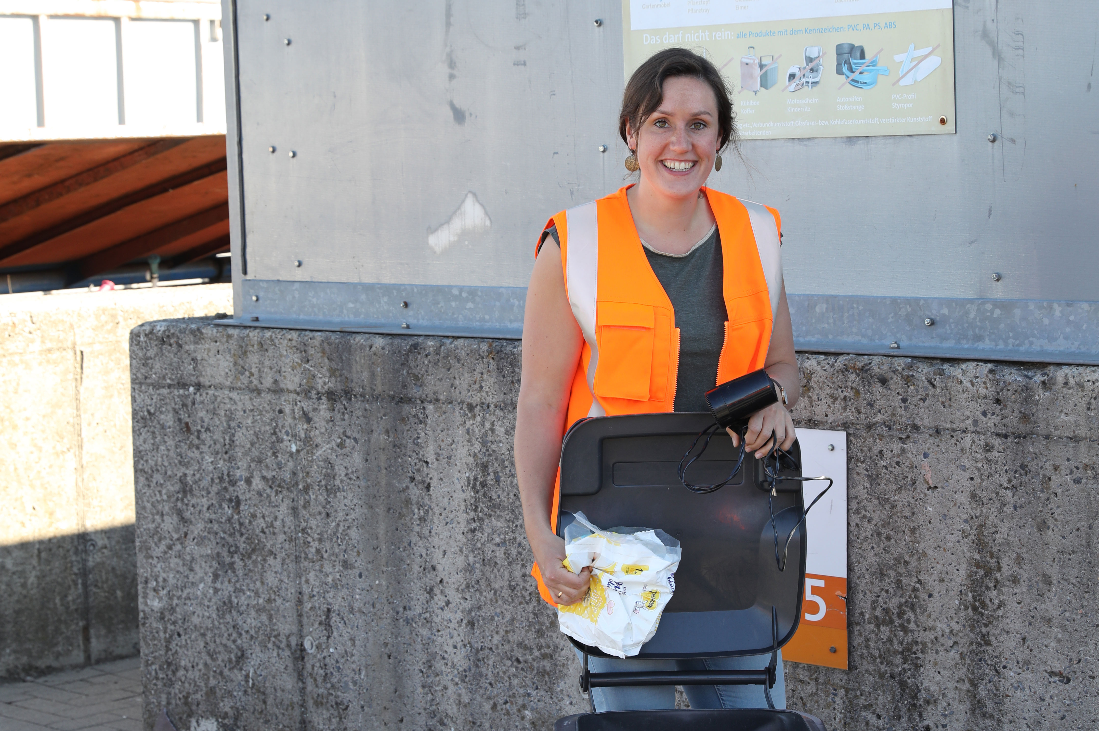 Recyclinghofführungen für Vorschulkinder