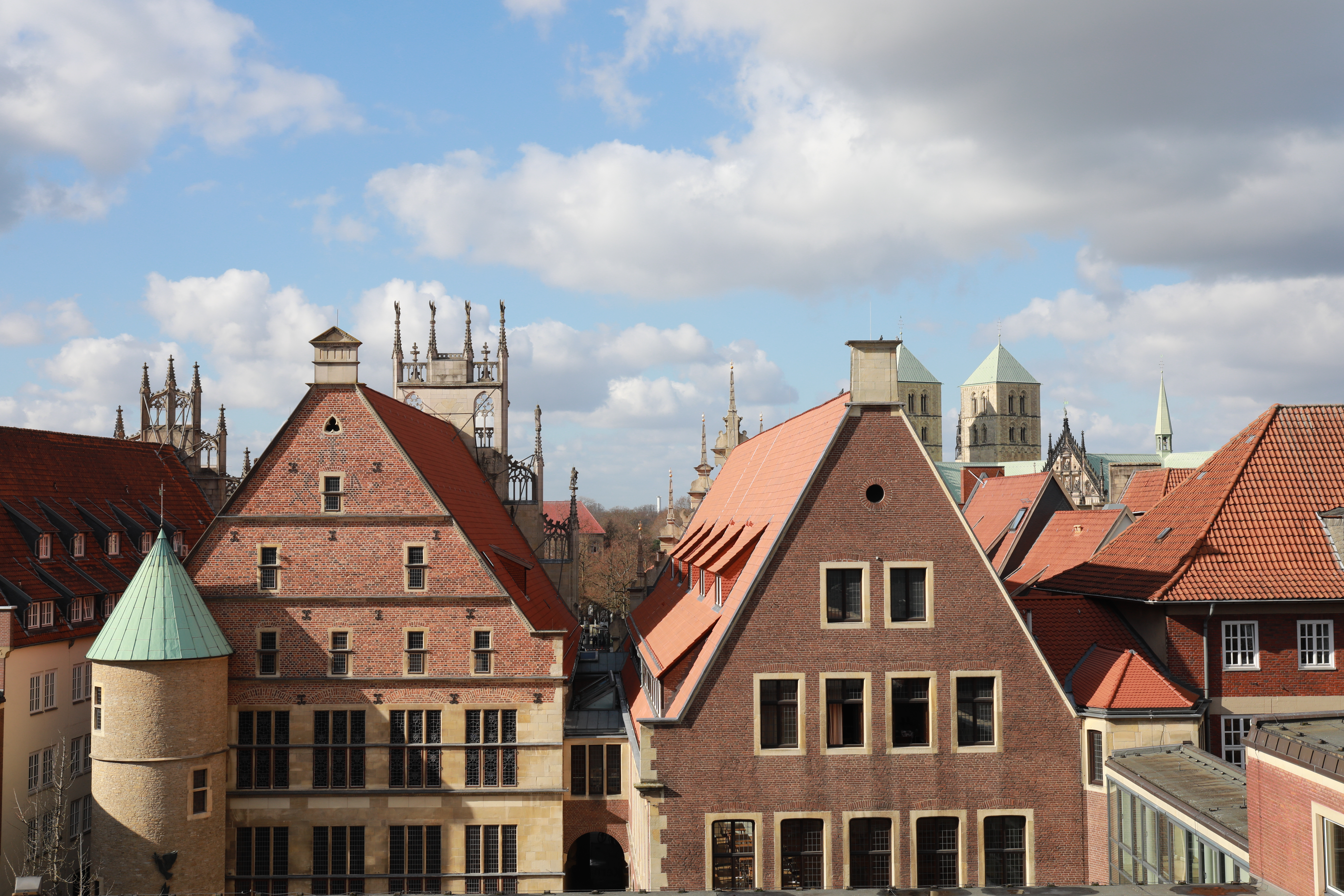 Blick über den Rathausinnenhof