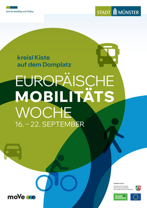 Plakat der Europäischen Mobilitätswoche