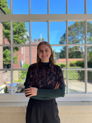 Hannah Voß ist neue wissenschaftliche Volontärin bei der Villa ten Hompel