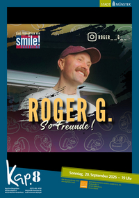 Veranstaltungsplakat Roger G.