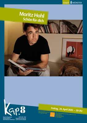 Veranstaltungsplakat Moritz Hohl