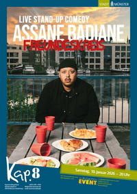 Veranstaltungsplakat Assane Badiane