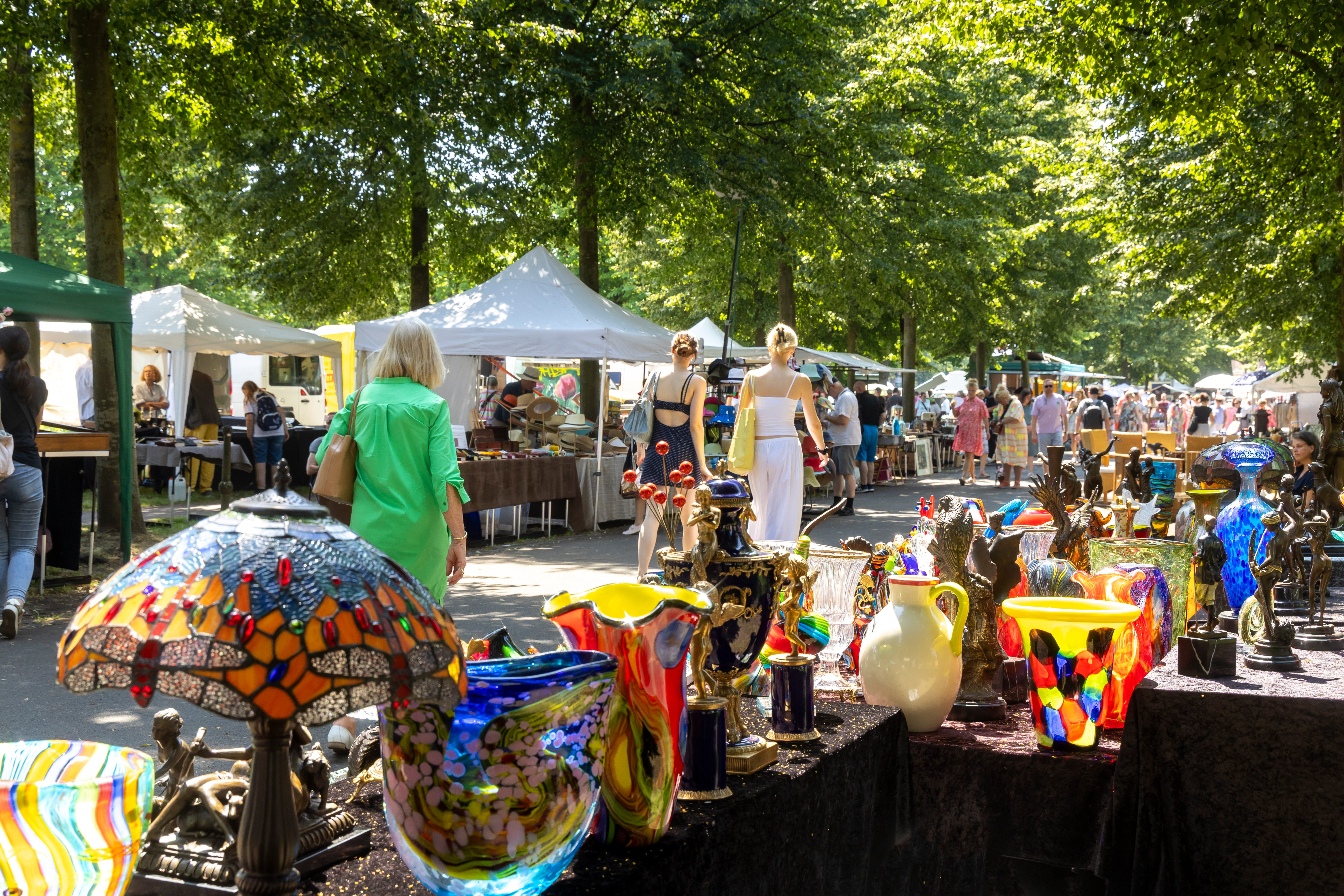 Der Flohmarkt an der Promenade