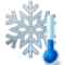 Bedeckt mit Schneeschauern