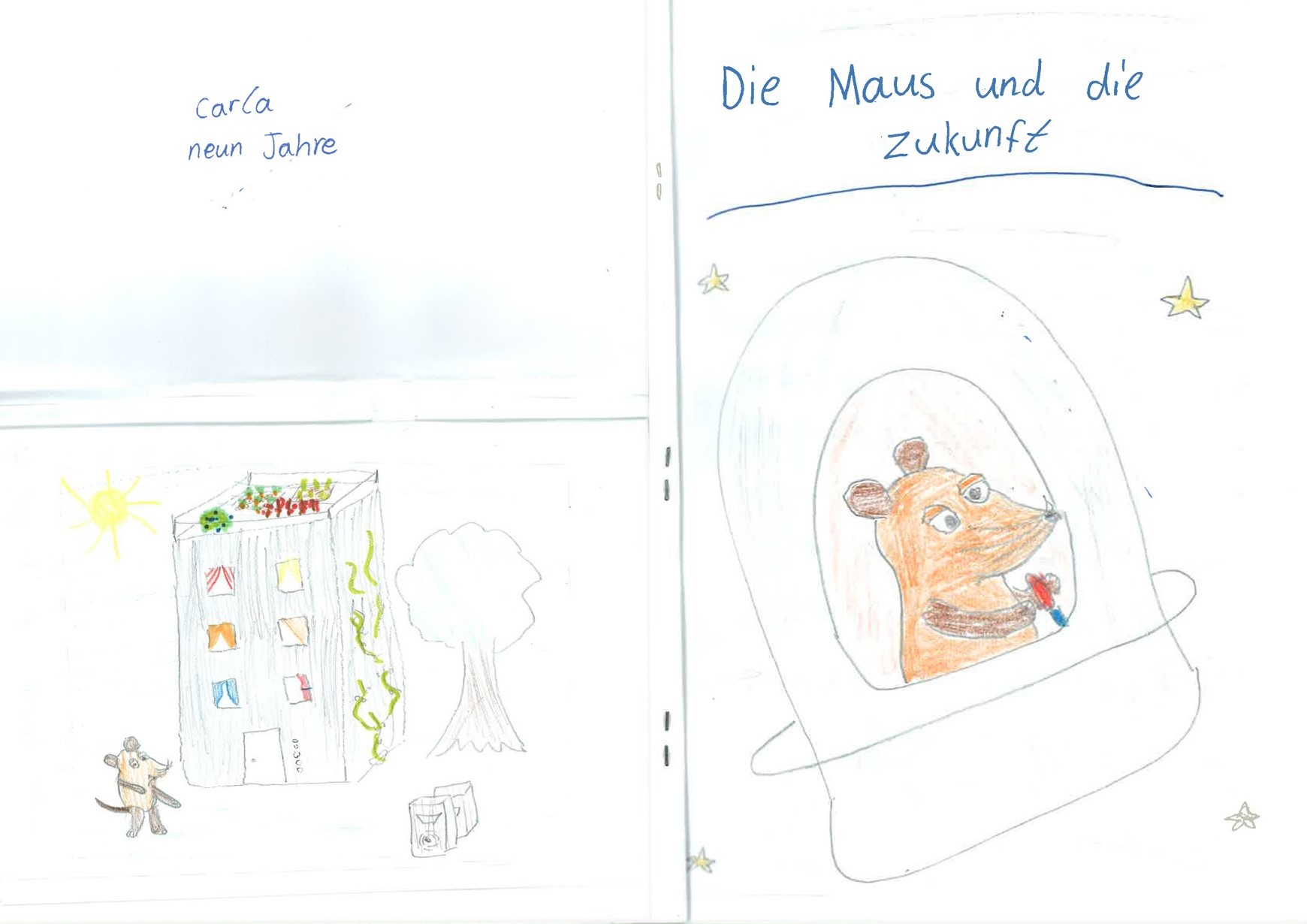Geschichte: Die Maus in der Zukunft (Carla 10)