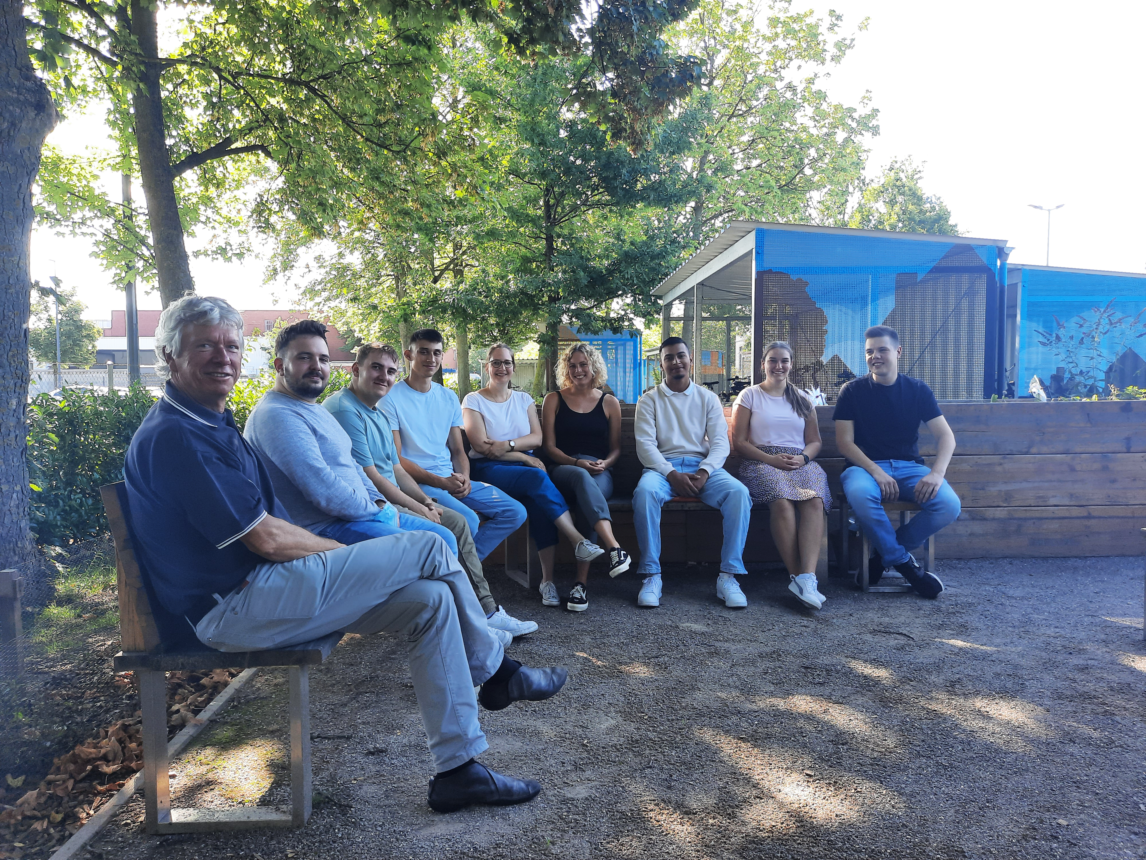 Begrüßung der Auszubildenden