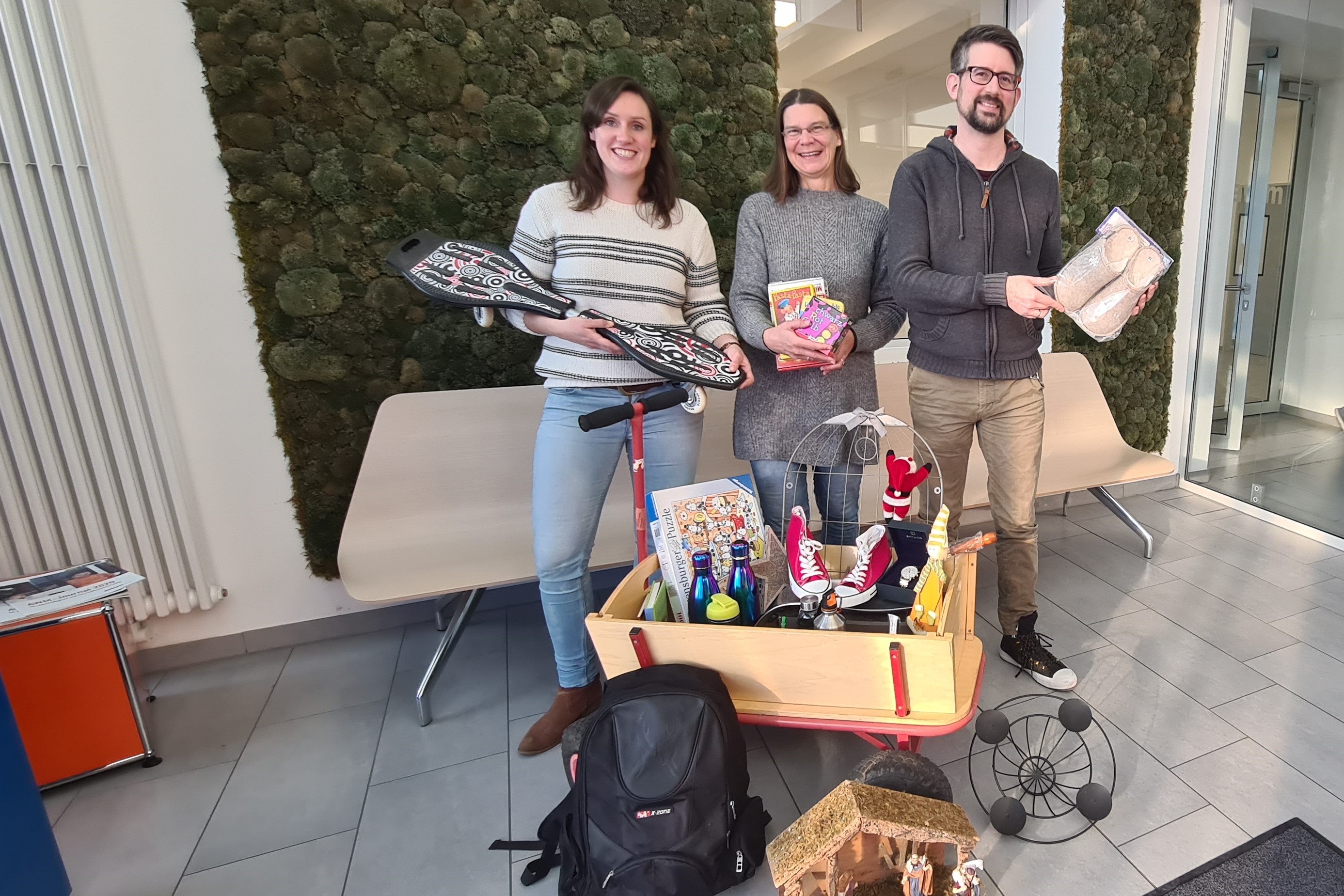 Team BNE präsentiert Gegenstände aus den Wechselstuben