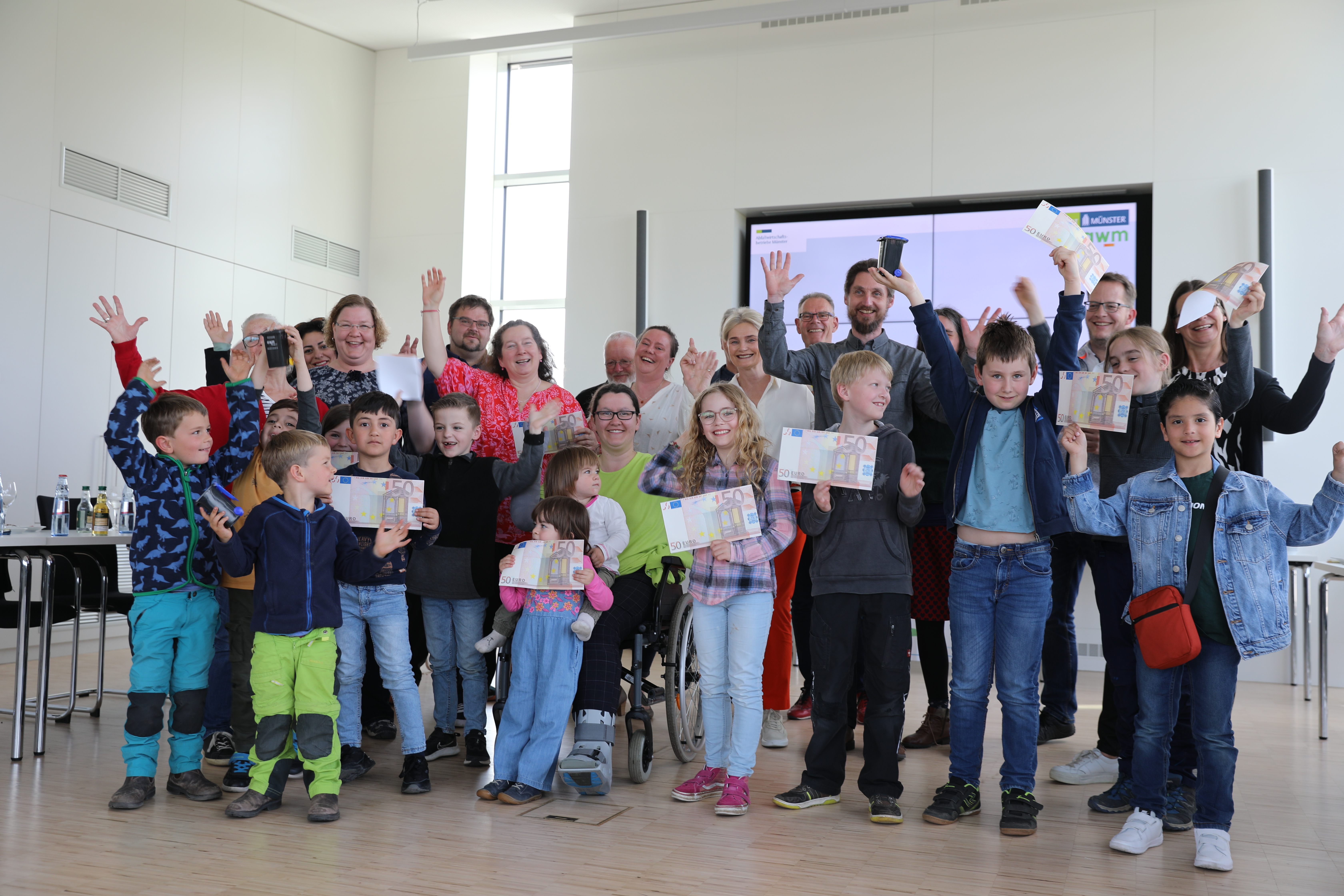 Gruppenfoto Preisträger Sauberes Münster 2023