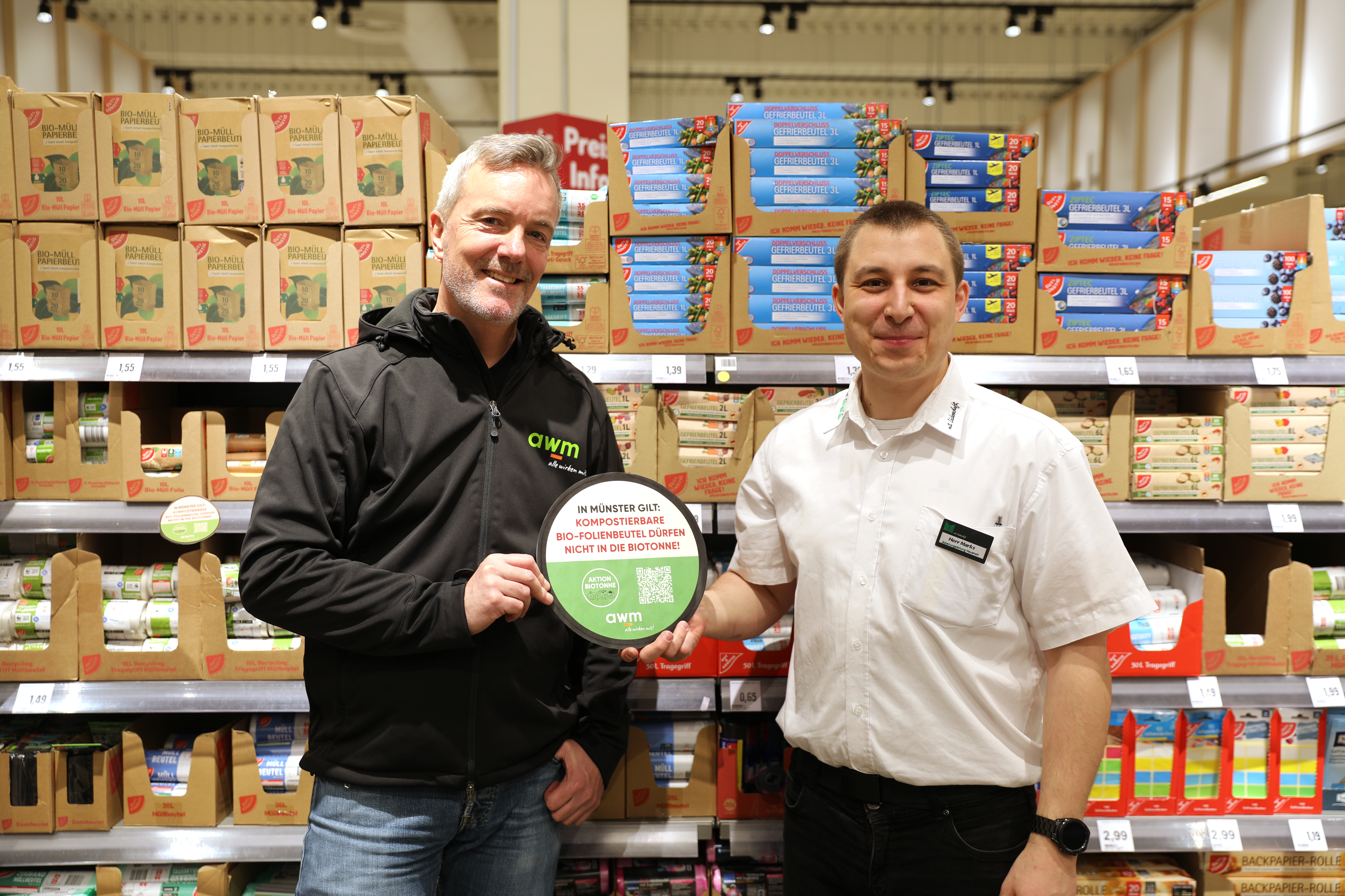 Gemeinsame Sache für weniger Plastik im Bioabfall