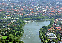 Der Aasee in Münster Der Aasee in Münster