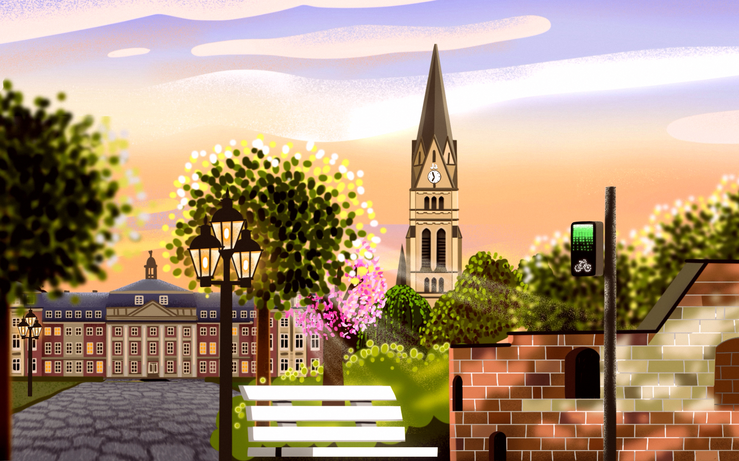 Illustration des Stadtbezirks