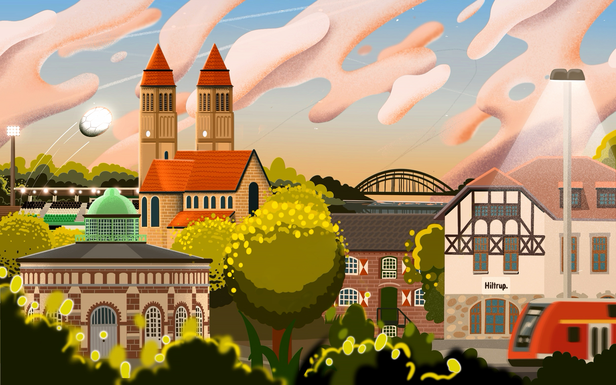 Illustration des Stadtbezirks