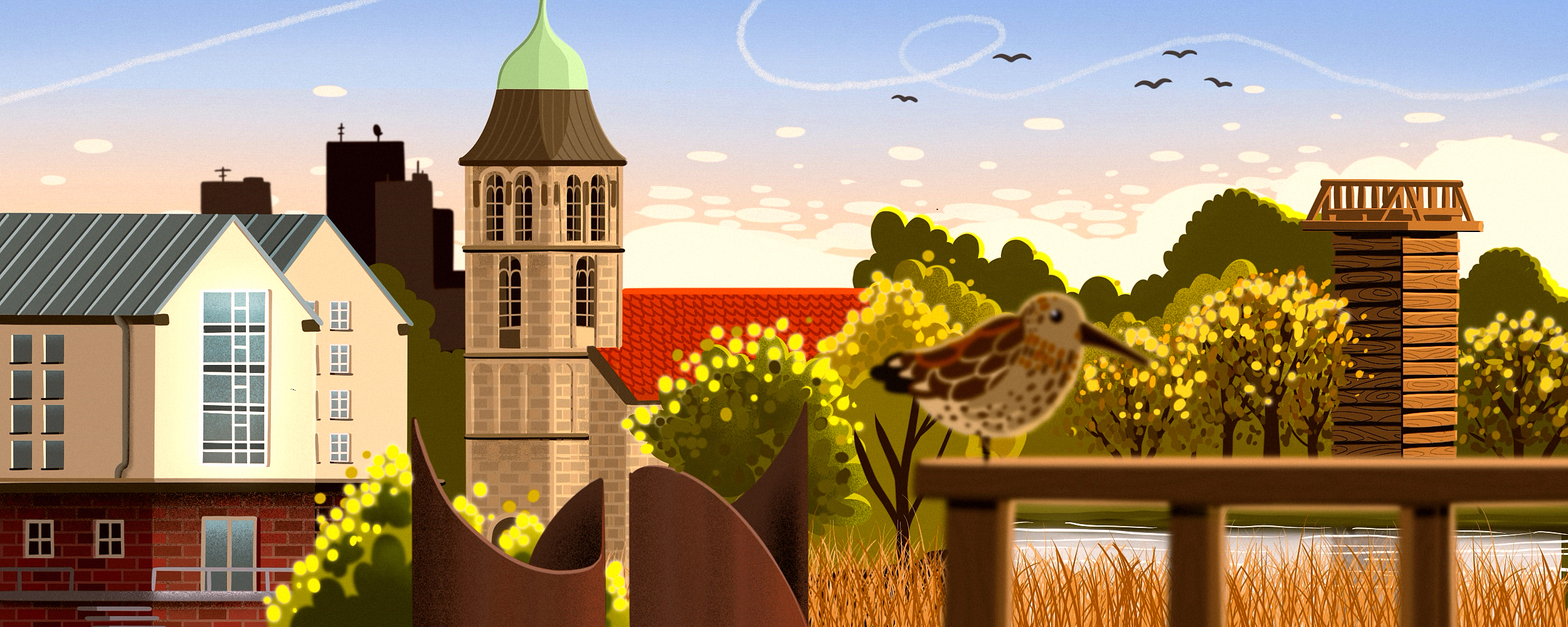 Illustration des Stadtbezirks