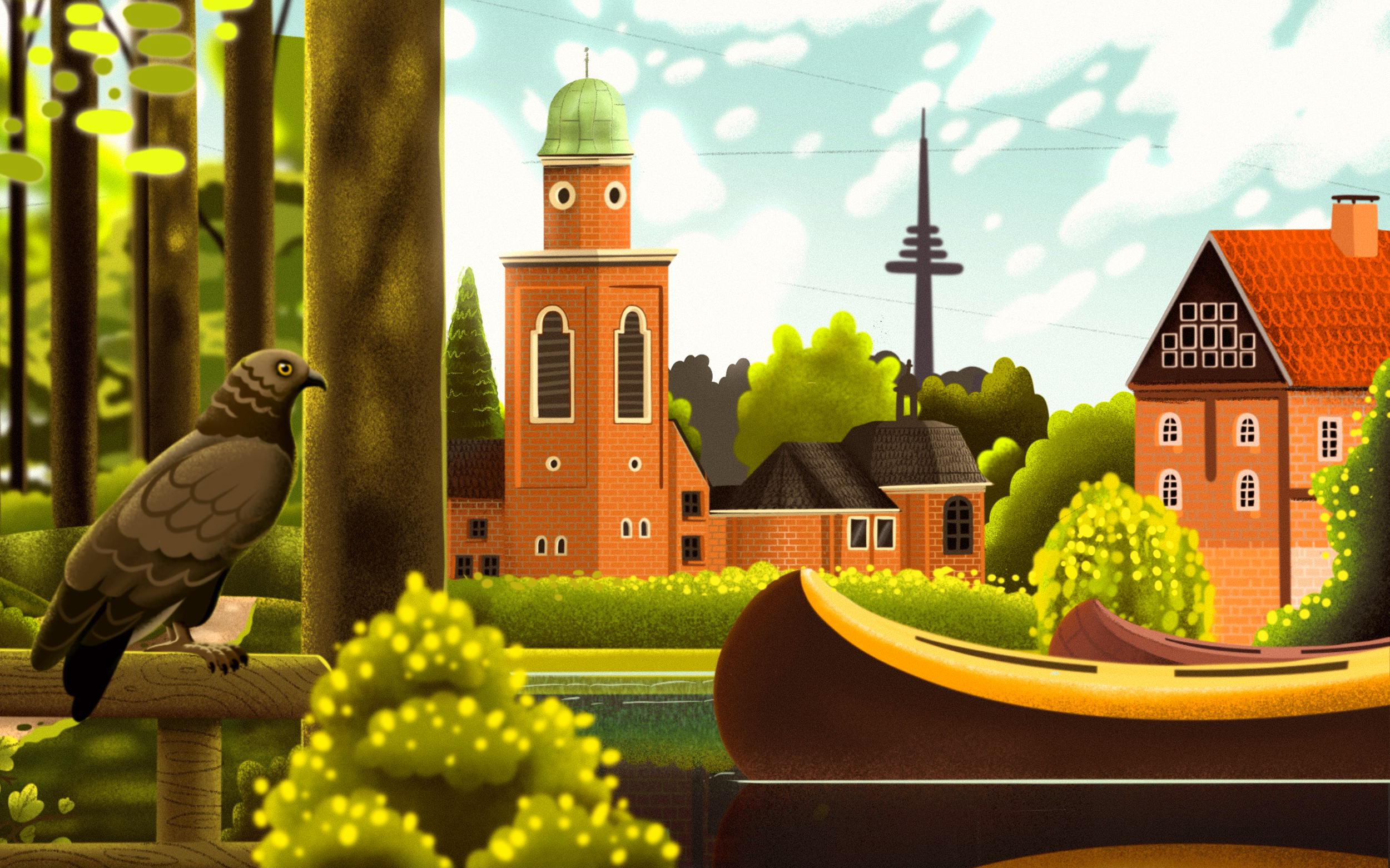 Illustration des Stadtbezirks