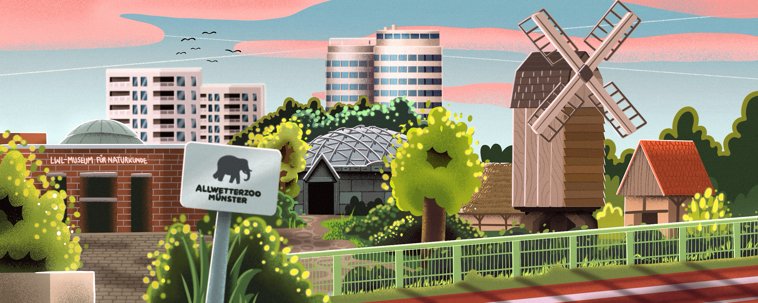 Illustration des Stadtbezirks
