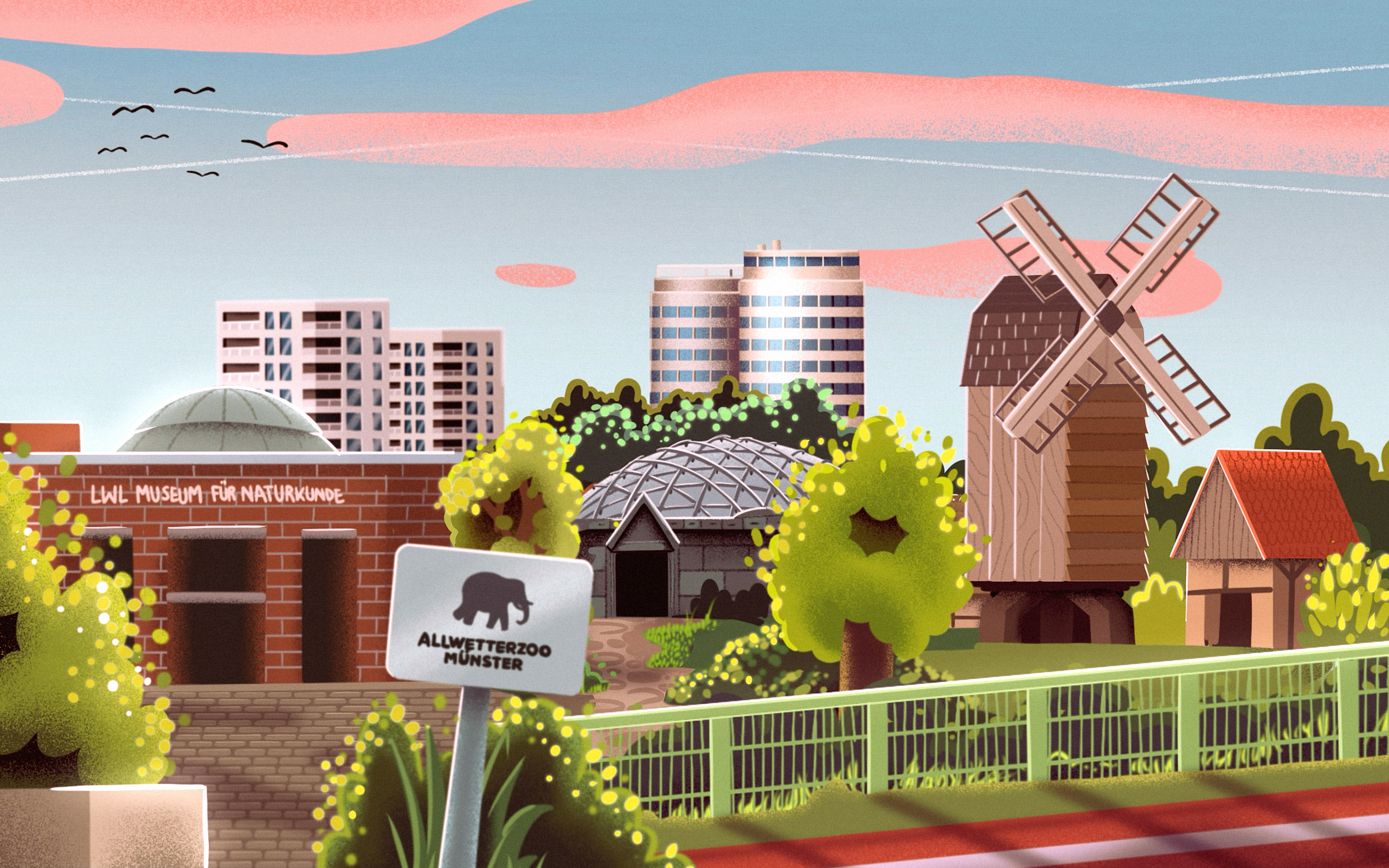 Illustration des Stadtbezirks