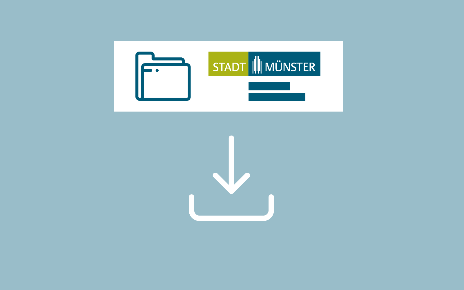 Downloadbereich für das Stadtlogo in Kombination mit Ämtern, Eigenbetrieben und Dezernate