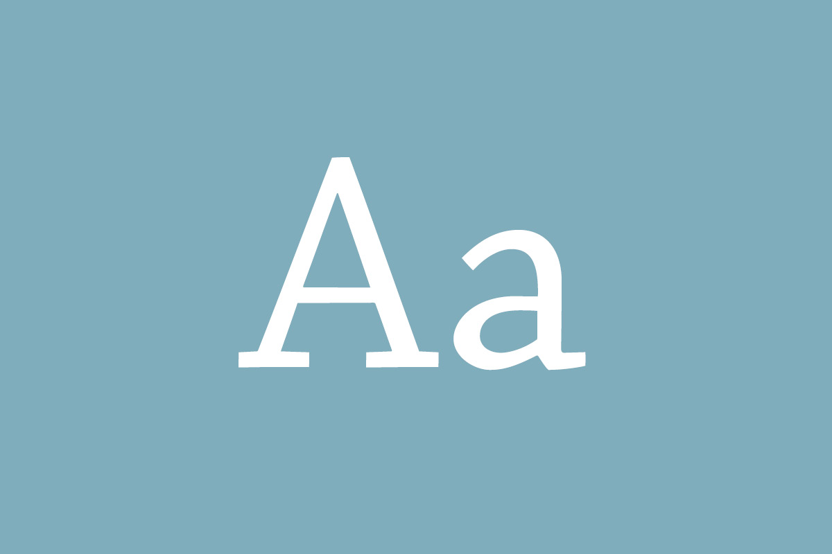 Die Aa der Schrift Chaparral