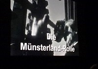Die Münsterlandrolle mit privatem, historischen Filmmaterial aus Münster und dem Münsterland auf der großen Kinoleinwand fand begeisterten Anklang
