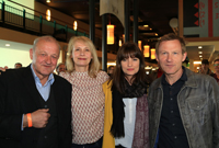 Die Wilsberg-Crew bei der Premiere: Leonard Lansink, Alexandra von Schwerin, Ina Paule Klink und Roland Jankowsky