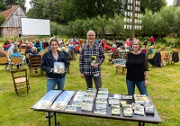 Die Veranstalter: Anne Wieland (Mühlenhof), Jens Schneiderheinze (Die Linse), Regina Wegmann (Filmservice Münster.Land)