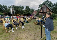 Begrüßung durch Anne Wieland vom Freilichtmuseum Mühlenhof