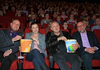 Mit Popcorn in der ersten Kino-Reihe, Foto: Amt für Kommunikation, Britta Roski