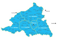 Karte Münsterland