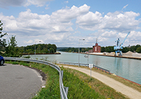 Der Dortmund-Ems-Kanal am Kulturspeicher Dörenthe