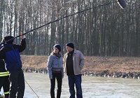 Tatort-Dreharbeiten am Dortmund-Ems-Kanal bei Hiltrup/Münster