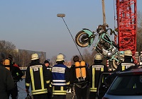 Tatort-Dreharbeiten am Dortmund-Ems-Kanal bei Hiltrup/Münster