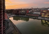 Flechtheimspeicher Münster, Blick Richtung Innenstadt