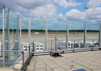 Flughafen Münster Osnabrück Airport-Terrasse