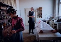 Dreharbeiten zur Webserie 'Haus Kummerveldt' mit  Milena Straube und Wolf Danny Homann - Foto: Selda Koe - ABBYL.COM