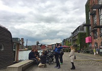 Dreharbeiten für die WDR-Serie "Lecker an Bord"